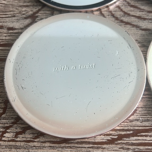 Kate spade with Lenox: set of 4 silver street on the rocks coasters - Picture 2 of 7